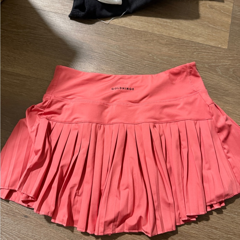 Goldhinge pleated Skirt